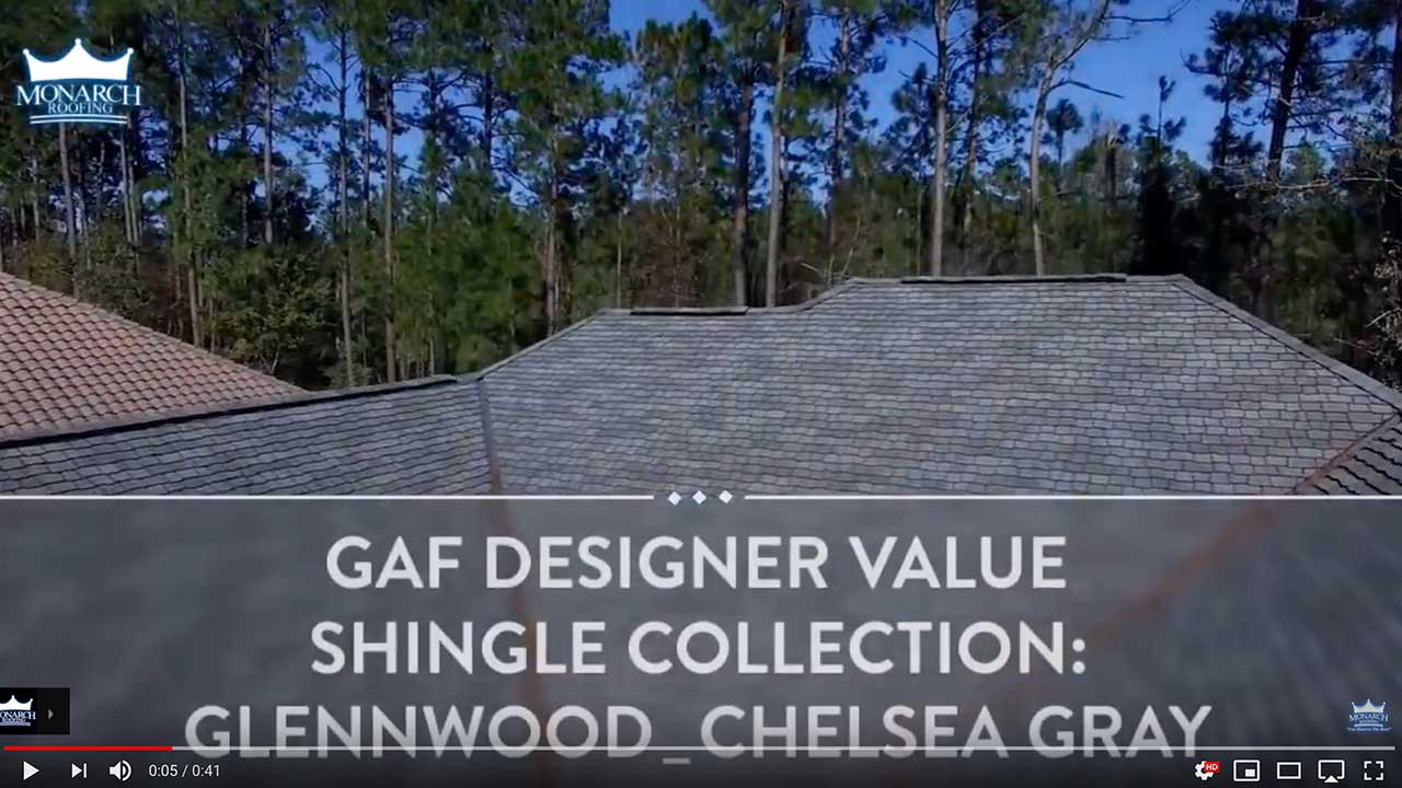 Крыши покрытые битумной черепицей GAF Glenwood®