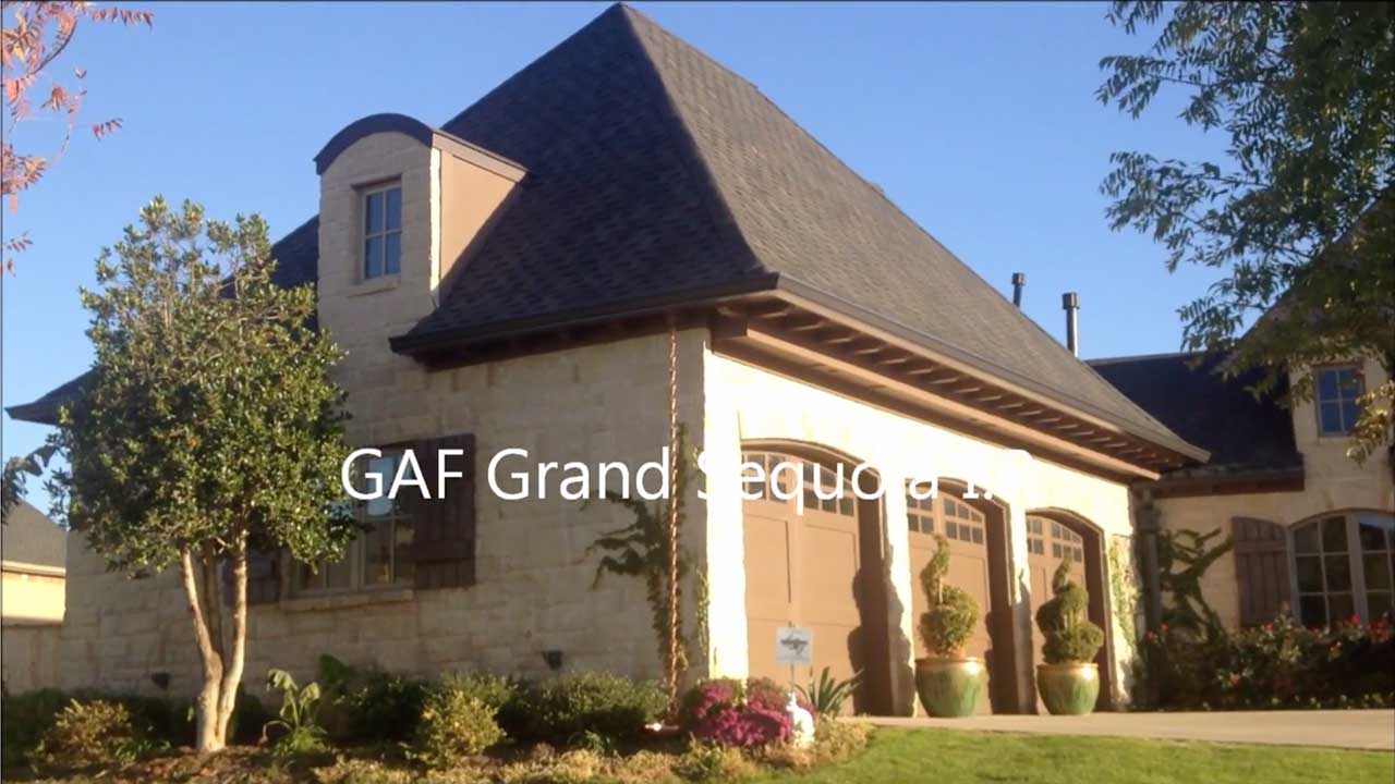 Крыши покрытые битумной черепицей GAF Grand Sequoia®
