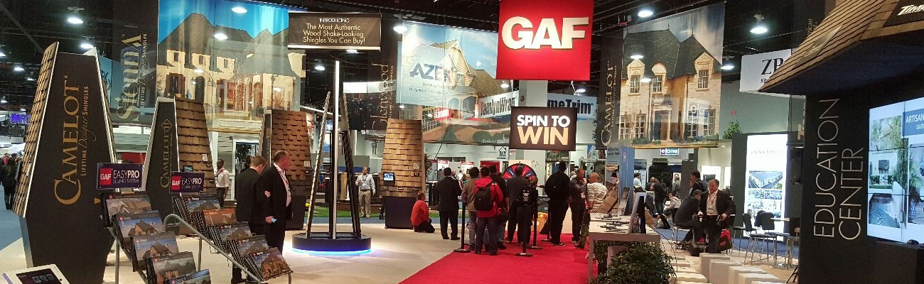 Битумная черепица GAF, targi