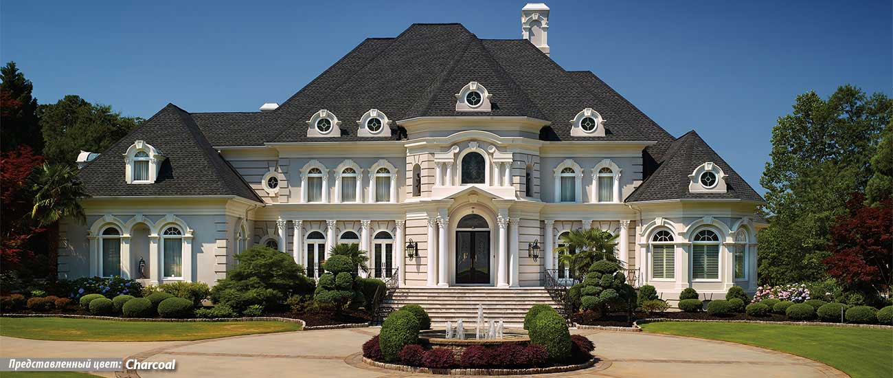 Американская битумная черепица GAF Timberline HD в цвете Charcoal