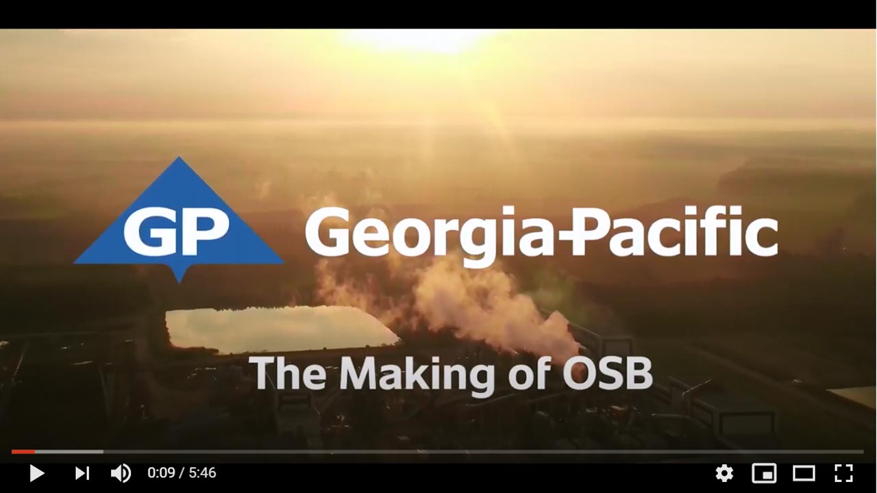 Изготовление OSB Georgia-Pacific