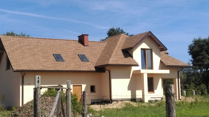 Ламинированная битумная черепица GAF Timberline HD, цвет Shakewood