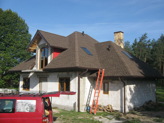 Битумная черепица ламинированная GAF Timberline HD, цвет Barkwood 
