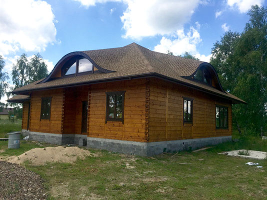 Ламинированная битумная черепица GAF Timberline HD, цвет Shakewood
