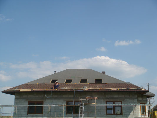Ламинированная битумная черепица GAF Timberline HD, цвет Hickory