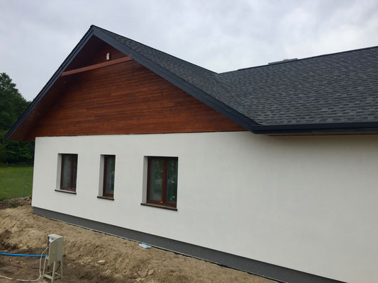 Ламинированная битумная черепица GAF Timberline HD, цвет Pewter Gray