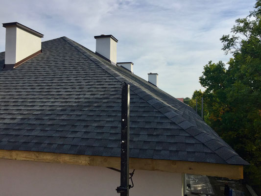 Ламинированная битумная черепица GAF Timberline HD, цвет Pewter Gray