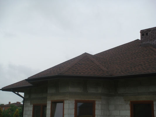 Ламинированная битумная черепица GAF Timberline HD, цвет Hickory