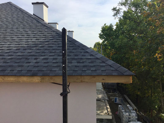 Ламинированная битумная черепица GAF Timberline HD, цвет Pewter Gray