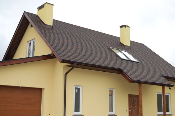 Ламинированная битумная черепица GAF, Timberline HD, Hickory