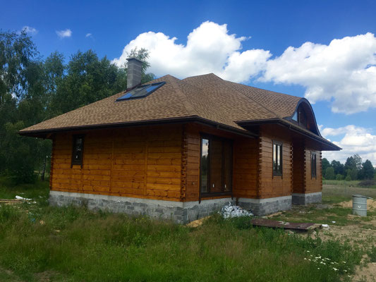 Ламинированная битумная черепица GAF Timberline HD, цвет Shakewood