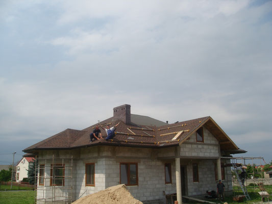 Ламинированная битумная черепица GAF Timberline HD, цвет Hickory