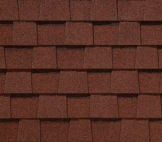 Битумная черепица Certainteed серии Landmark в цвете Cottage Red