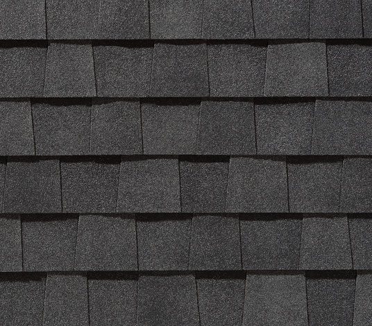 Битумная черепица Certainteed серии Landmark в цвете Moire Black
